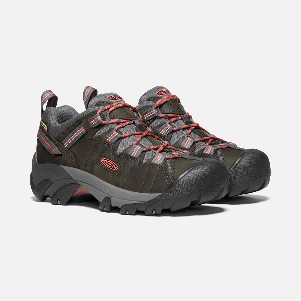 Chaussure de Randonnée Keen Femme Noir Marron | Targhee Ii Waterproof | USLEX-5102